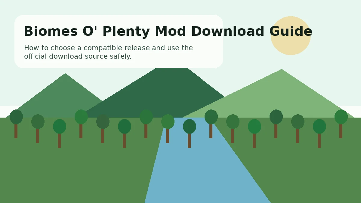 Biomes O' Plenty Mod Download Guide original feature visual